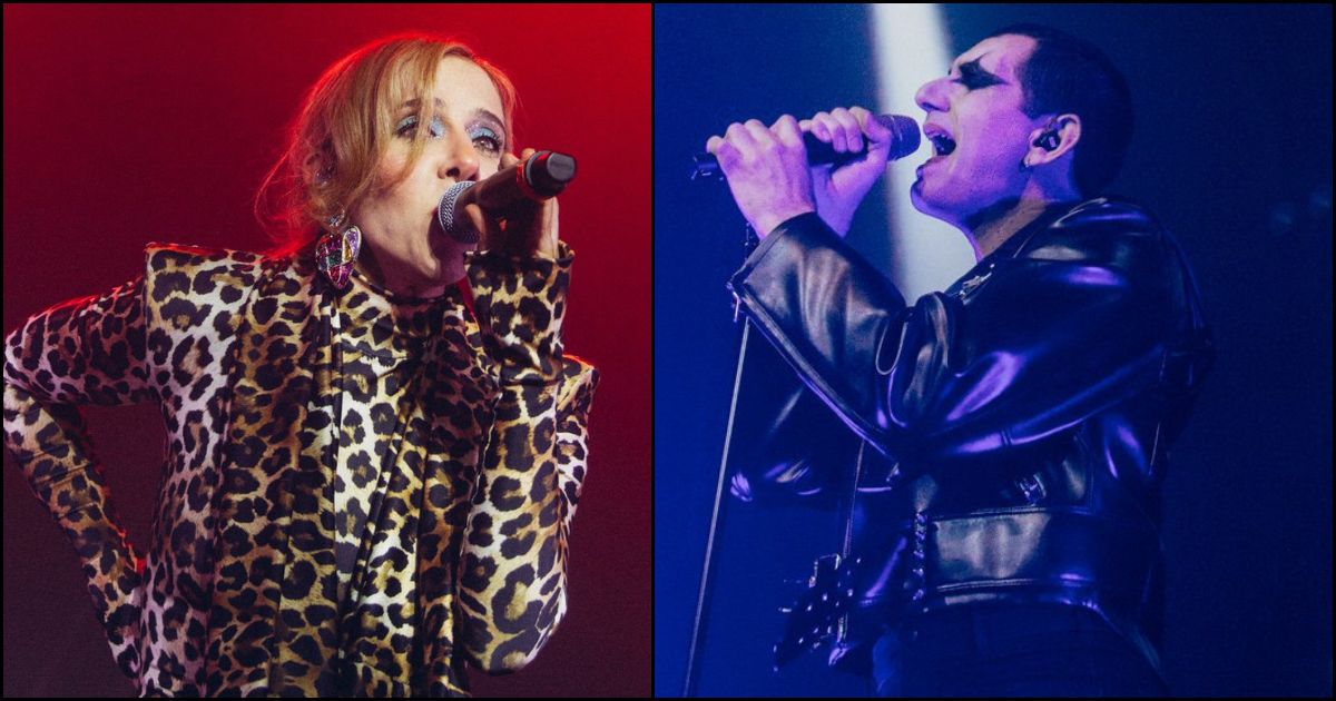 Juliana Gattas y Alex Anwandter en Blondie